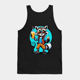 Cool Raccoon Summer Tank Top